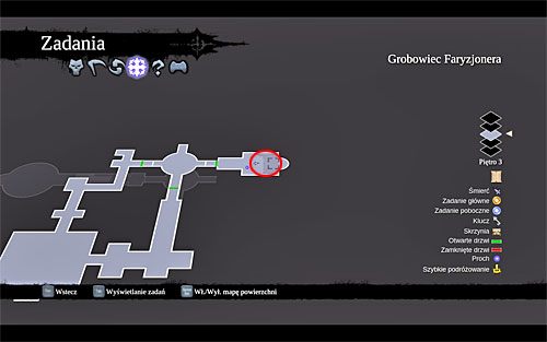 1) Głaz możesz odnaleźć w trakcie eksploracji trzeciego poziomu grobowca, już po skorzystaniu ze szkieletowego klucza i zakończeniu długiej wspinaczki - Królestwo Umarłych (miejsca odnajdywania głazokęsów siły) | Kamień z serca - Darksiders 2 - poradnik do gry