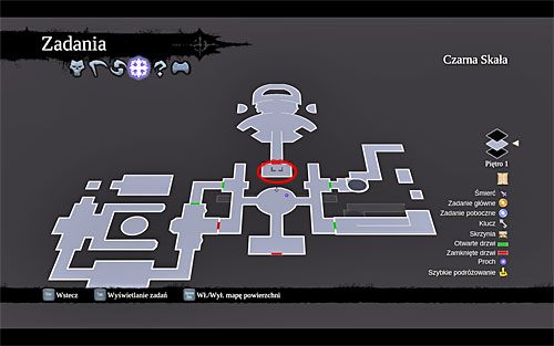 1) Głaz możesz odnaleźć na dużej statule zlokalizowanej w północnej części głównego pomieszczenia Czarnej Skały - Kraniec Cieni (miejsca odnajdywania głazokęsów siły) | Kamień z serca - Darksiders 2 - poradnik do gry