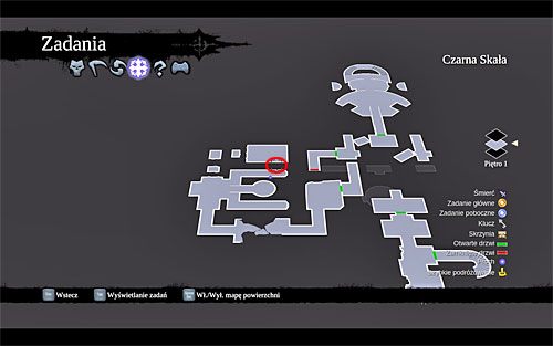 2) Głaz możesz odnaleźć w zachodniej części Czarnej Skały, a konkretnie w obszarze ze skrzynią zawierającą szkieletowy klucz - Kraniec Cieni (miejsca odnajdywania głazokęsów siły) | Kamień z serca - Darksiders 2 - poradnik do gry