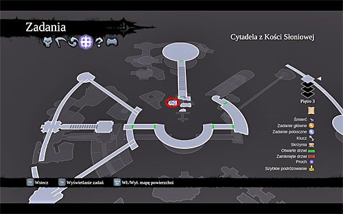 Pozostało Ci już tylko przedostać się do pomieszczenia z wspomnianym wcześniej portalem i strzelić w sekret - Bezświetle (miejsca odnajdywania głazokęsów odporności) | Kamień z serca - Darksiders 2 - poradnik do gry