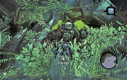 Po tym jak odnajdziesz i zbierzesz wszystkich 69 głazów powróć po raz ostatni do Czarnopęda - Wróć do Czarnopęda | Kamień z serca | Darksiders 2 - Darksiders 2 - poradnik do gry