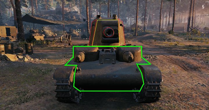 a) Czerwony (tam nie strzelaj) - 25TP - polski czołg V tieru w World of Tanks - World of Tanks - poradnik do gry