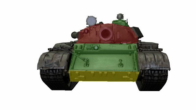 T 55A posiada stosunkowo dobry pancerz jak na czołg średni IX poziomu - T 55A | Niemieckie czołgi średnie w World of Tanks - World of Tanks - poradnik do gry