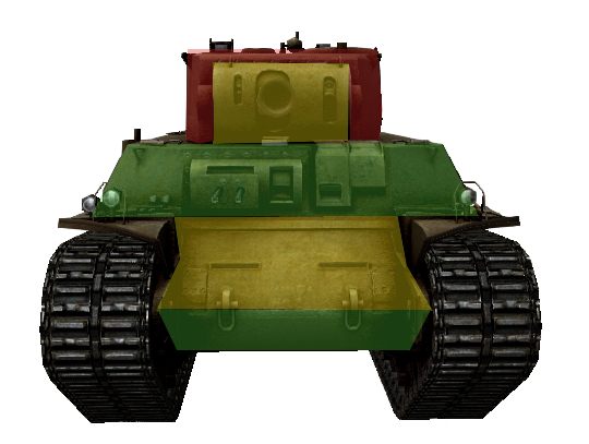 Słabe punkty M6 są identyczne jak w T1 heavy - M6 | Czołgi amerykańskie w World of Tanks - World of Tanks - poradnik do gry