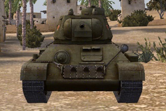 Pancerz T-34 pozwala jedynie na odbicie nielicznych pocisków wystrzelonych z pojazdów trzeciego i czwartego poziomu - podczas starcia z równymi sobie nie zapewnia on należytej ochrony przed strzałami - T-34 | Radziecki czołg średni w World of Tanks - World of Tanks - poradnik do gry