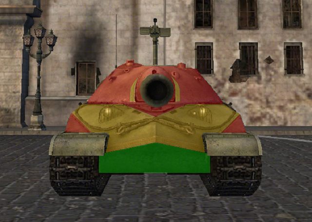 Pomimo posiadania pancerza grubości zaledwie 150mm, nos szczupaka oraz nachylenie poszczególnych jego fragmentów powoduje, że IS-7 jest w stanie odbić prawie każdy skierowany w jego stronę pocisk - IS-7 | Radziecki czołg ciężki w World of Tanks - World of Tanks - poradnik do gry