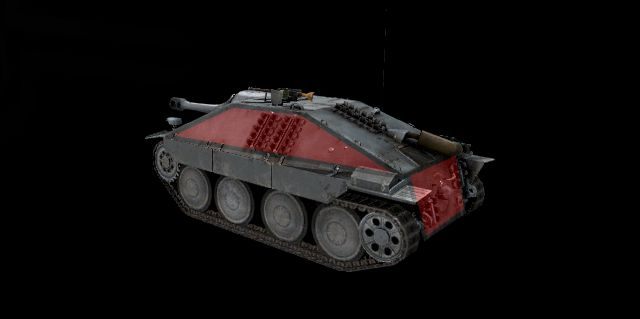 Hetzer - słabe punkty - widok z boku i tyłu - Hetzer | Niemieckie niszczyciele czołgów w World of Tanks - World of Tanks - poradnik do gry