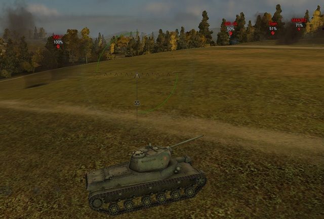 Szybki przejazd na granicy pola widzenia pozwala naszej drużynie bezkarnie ostrzeliwać wroga. - Czołgi lekkie w World of Tanks | Typy czołgów - World of Tanks - poradnik do gry