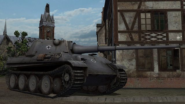 PzKpwf V Panther stara się oflankować pozycje wroga. - Czołgi średnie w World of Tanks | Typy czołgów - World of Tanks - poradnik do gry