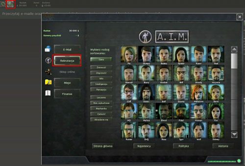 Przed przystąpieniem do misji należy zwerbować przynajmniej jednego najemnika - Centrum dowodzenia - Kampania - wprowadzenie - Jagged Alliance: Crossfire - poradnik do gry