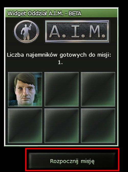 Kiedy zatrudnisz już przynajmniej jednego najemnika, możesz wystartować misję wybierając opcję Rozpocznij misję w prawym dolnym rogu - Centrum dowodzenia - Kampania - wprowadzenie - Jagged Alliance: Crossfire - poradnik do gry