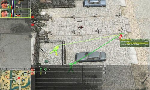 Teraz rozpocznij eliminację przeciwników, tak by dostać się do jednego z budynków w okolicy i z dachu strzelać do nadchodzących wrogów (jeżeli wszystko pójdzie dobrze będą nadchodzić pojedynczo) - Bras [2] - Kampania - początkowe lokacje - Jagged Alliance: Crossfire - poradnik do gry