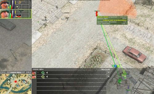 Kiedy nie będzie przychodzić już więcej przeciwników, rozejrzyj się z którego dachu będziesz mógł dosięgnąć następne cele - Bras [2] - Kampania - początkowe lokacje - Jagged Alliance: Crossfire - poradnik do gry