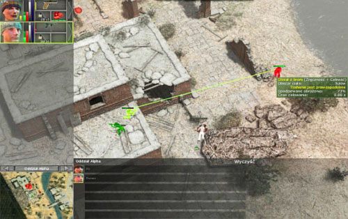 Teraz przejdź na drugą stronę rzeki (Temple ruins) i ponownie z dachu pobliskiego budynku postaraj się wyeliminować jak najwięcej wrogów - Bras [2] - Kampania - początkowe lokacje - Jagged Alliance: Crossfire - poradnik do gry