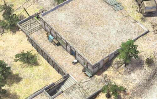 Ponownie zacznij od sprawdzenia, który punkt jest najmniej strzeżony i do którego możesz wejść niepostrzeżenie - Coastal settelment [3] - Kampania - droga na południe - Jagged Alliance: Crossfire - poradnik do gry