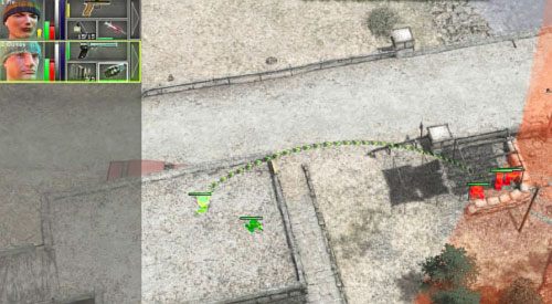 Jeżeli nadarzy się okazja, skorzystaj z Granatu odłamkowego lub M79, by pozbyć się przeciwników znajdujących się blisko siebie - Coastal settelment [3] - Kampania - droga na południe - Jagged Alliance: Crossfire - poradnik do gry