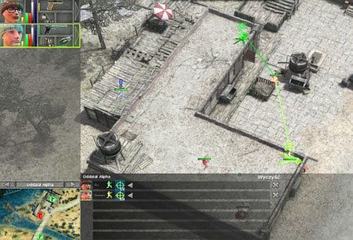 Ewentualnie jeżeli zajdzie taka potrzeba rozstaw się w sposób umożliwiający strzelania do przeciwników znajdujących się niżej z różnych kierunków - Coastal settelment [3] - Kampania - droga na południe - Jagged Alliance: Crossfire - poradnik do gry