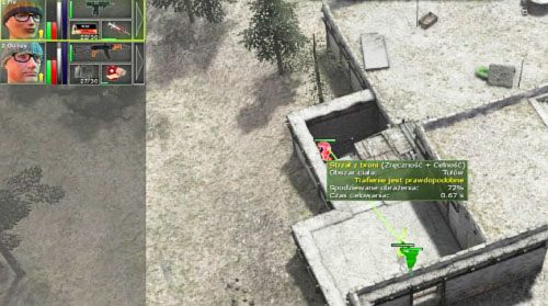 Oczywiście kolejnym dobrym punktem do wymiany ognia jest dach, z którego będziesz w dogodnej pozycji na zlikwidowanie przeciwników próbujących się do Ciebie dostać - Khadwan [4] - Kampania - droga na południe - Jagged Alliance: Crossfire - poradnik do gry