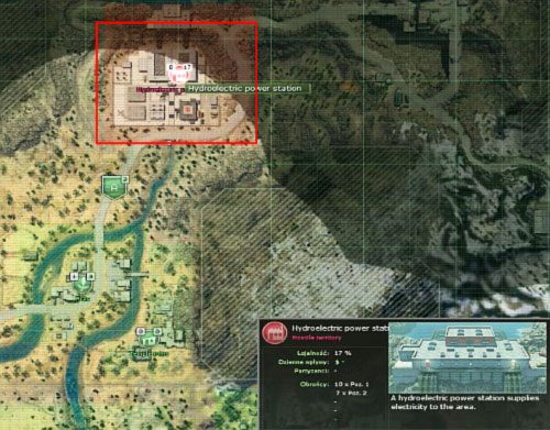Twoim kolejnym celem będzie Hydroelectric power station - Hydroelectric power station [6] - Kampania - droga na północ - Jagged Alliance: Crossfire - poradnik do gry