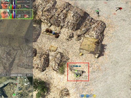 Wyjdź do mapy głównej i odczekaj kilka godzin spodziewając się ofensywy przeciwnika - Mine oraz Roadblock [7] - Kampania - droga na północ - Jagged Alliance: Crossfire - poradnik do gry