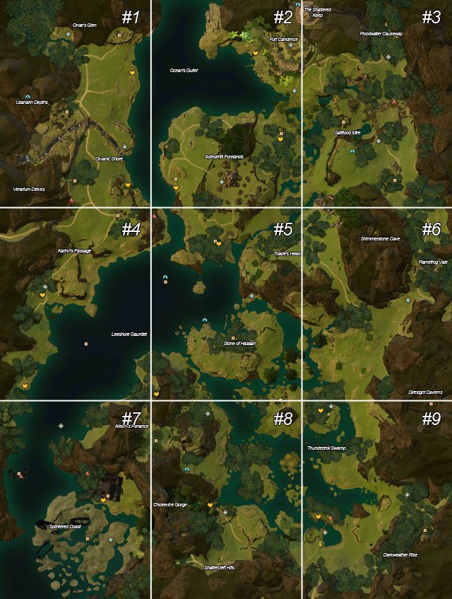 1 - Sparkfly Fen | Mapy Guild Wars 2 - Guild Wars 2 - poradnik