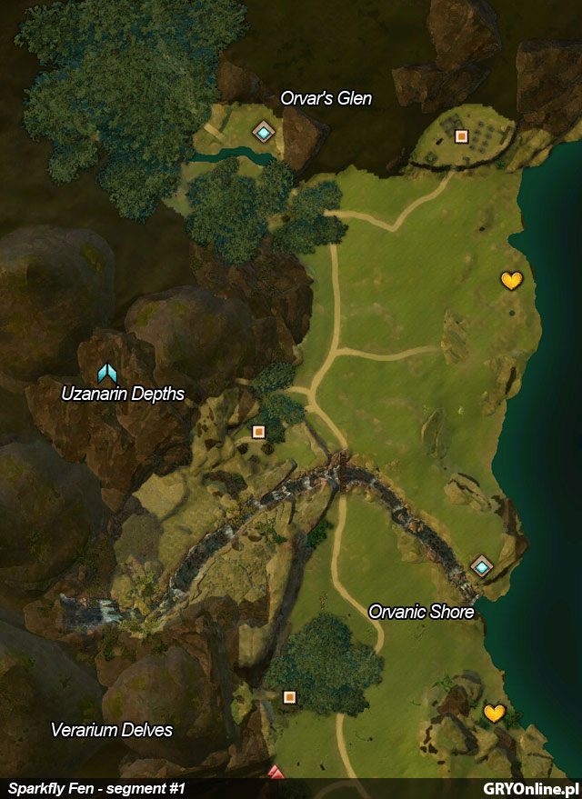 2 - Sparkfly Fen | Mapy Guild Wars 2 - Guild Wars 2 - poradnik