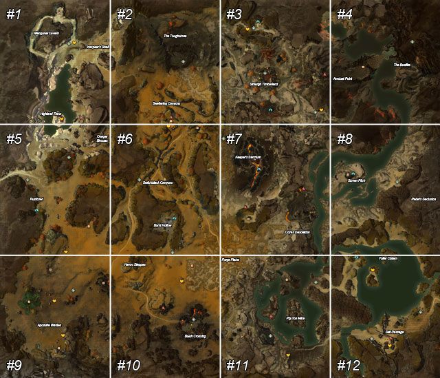 1 - Fireheart Rise | Mapy Guild Wars 2 - Guild Wars 2 - poradnik