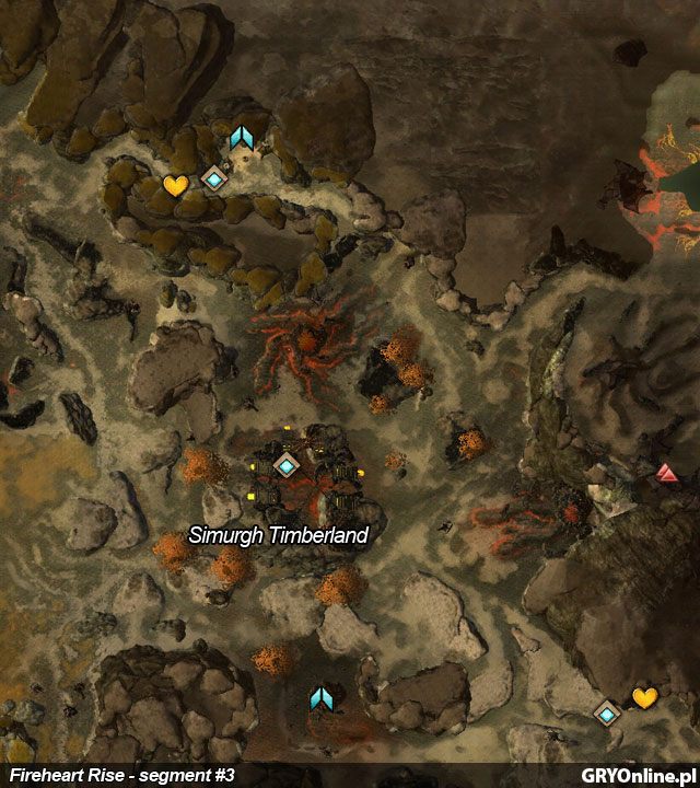 4 - Fireheart Rise | Mapy Guild Wars 2 - Guild Wars 2 - poradnik