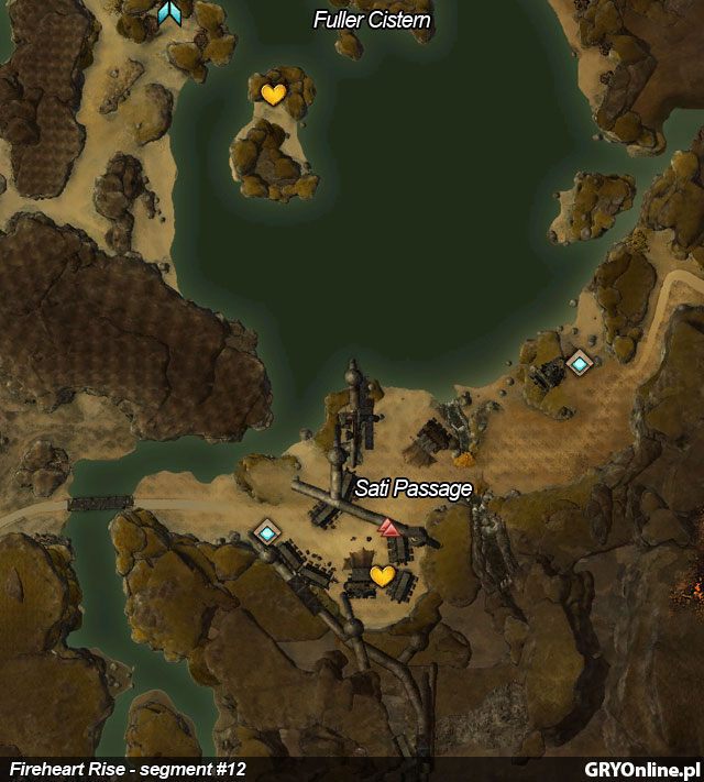 13 - Fireheart Rise | Mapy Guild Wars 2 - Guild Wars 2 - poradnik