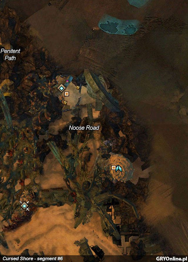 7 - Cursed Shore | Mapy Guild Wars 2 - Guild Wars 2 - poradnik