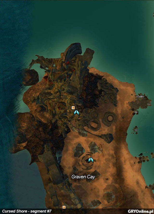 8 - Cursed Shore | Mapy Guild Wars 2 - Guild Wars 2 - poradnik