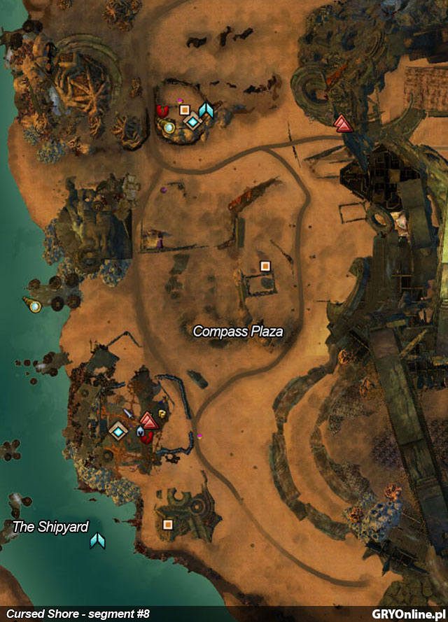 9 - Cursed Shore | Mapy Guild Wars 2 - Guild Wars 2 - poradnik