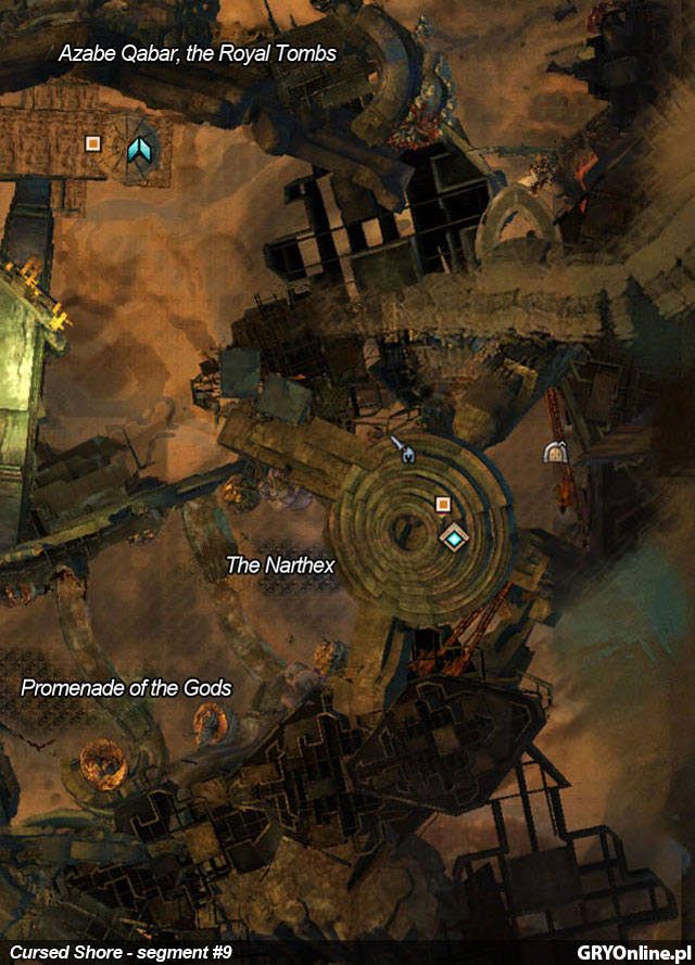 10 - Cursed Shore | Mapy Guild Wars 2 - Guild Wars 2 - poradnik