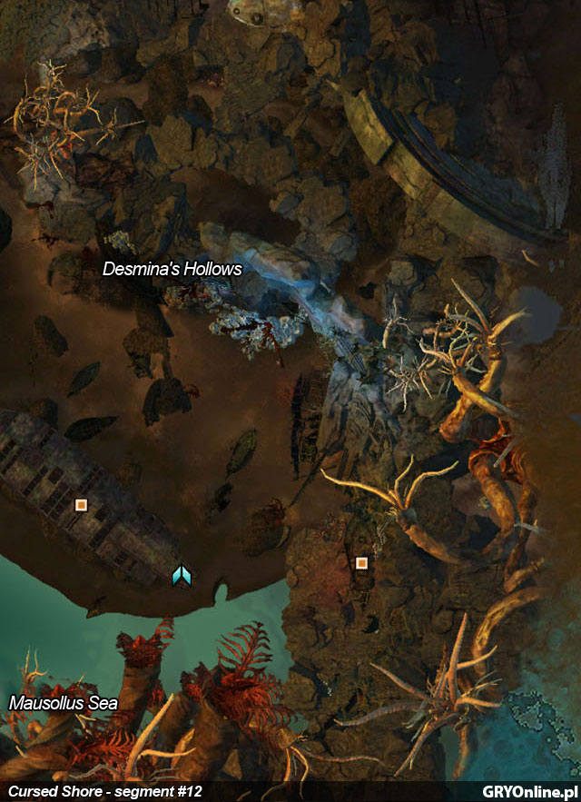 13 - Cursed Shore | Mapy Guild Wars 2 - Guild Wars 2 - poradnik