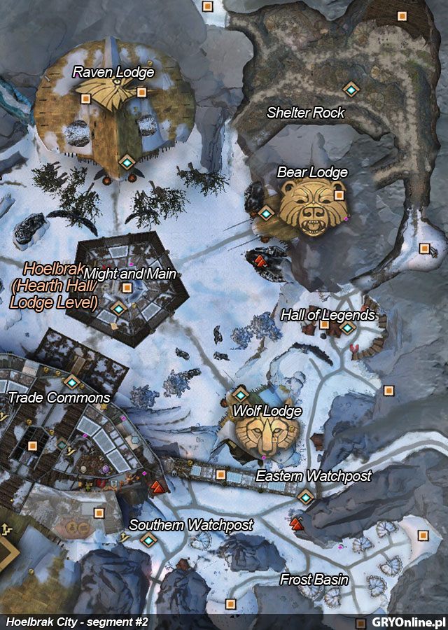3 - Hoelbrak City | Mapy Guild Wars 2 - Guild Wars 2 - poradnik