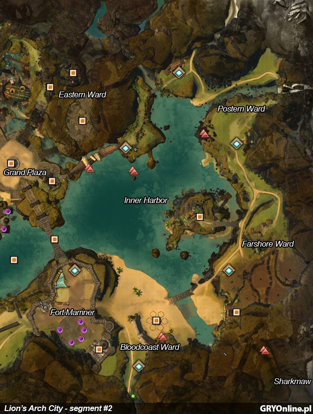 3 - Lions Arch City | Mapy Guild Wars 2 - Guild Wars 2 - poradnik