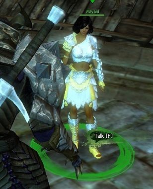 Opiekun kuźni Miyani. U niej kupimy zarówno przepisy jak i komponenty do tworzenia przedmiotów. - Mistyczna kuźnia | Crafting, czyli tworzenie przedmiotów w Guild Wars 2 - Guild Wars 2 - poradnik