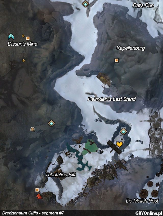 8 - Dredgehaunt Cliffs | Mapy Guild Wars 2 - Guild Wars 2 - poradnik