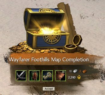 Warto jest odkryć całą mapę, gdyż otrzymane nagrody potrafią być bardzo potężne. - Eksploracja świata w Guild Wars 2 | Podstawy rozgrywki - Guild Wars 2 - poradnik
