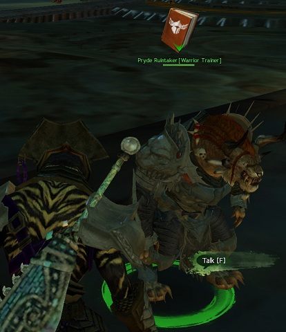 Trener wojowników w Black Citadel. - Skalowanie poziomu postaci; Cechy | Bohater i jego rozwój w Guild Wars 2 - Guild Wars 2 - poradnik