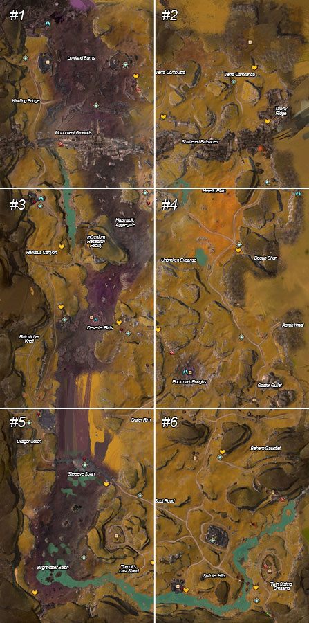 1 - Blazeridge Steppes | Mapy Guild Wars 2 - Guild Wars 2 - poradnik