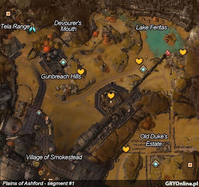 2 - Plains of Ashford | Mapy Guild Wars 2 - Guild Wars 2 - poradnik