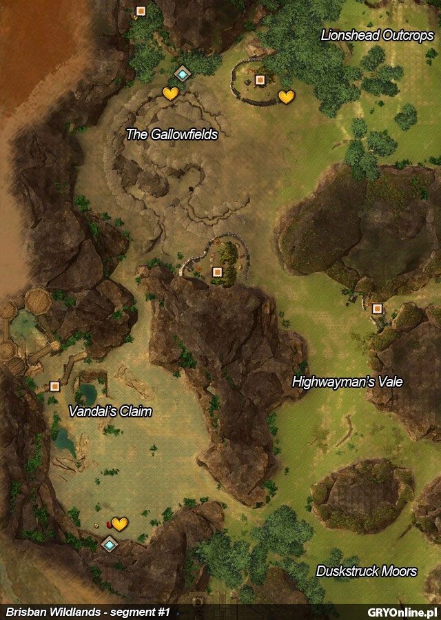 2 - Brisban Wildlands | Mapy Guild Wars 2 - Guild Wars 2 - poradnik
