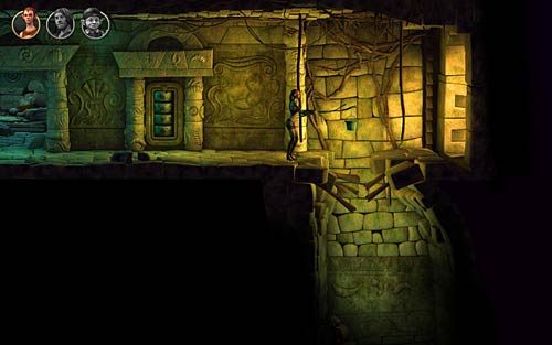 Idź znowu do komnaty na końcu korytarza - We wnętrzu świątyni - Rozdział 3 - The Sunken Temple - The Book of Unwritten Tales - poradnik do gry