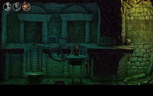 Przełącz się na Wilbura - We wnętrzu świątyni - Rozdział 3 - The Sunken Temple - The Book of Unwritten Tales - poradnik do gry