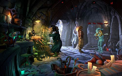 Porozmawiaj z szefem zombiaków (Speak to the Chief Zombie) - Opowieści z krypty - Rozdział 4 - The Wild Lands - The Book of Unwritten Tales - poradnik do gry