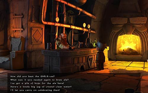 Idź do kuchni w browarze - Ekwipunek na wyprawę - Rozdział 1 - Prolog - The Book of Unwritten Tales - poradnik do gry