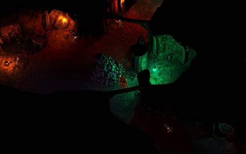 W kolejnej sali leży wielka sterta śmieci (Look at the rubbish heap) - Nate zostaje wojownikiem - Hełm - Rozdział 4 - The Wild Lands - The Book of Unwritten Tales - poradnik do gry