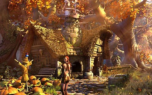 Przyjrzyj się dobrze otoczeniu domu - Dom profesora MacGuffina - Rozdział 1 - Prolog - The Book of Unwritten Tales - poradnik do gry