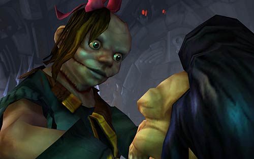 Zanim wejdziesz do środka zdejmij głowę z palika w obozowisku paladyna (Takes Esthers head) - Nate zostaje wojownikiem - Tarcza - Rozdział 4 - The Wild Lands - The Book of Unwritten Tales - poradnik do gry